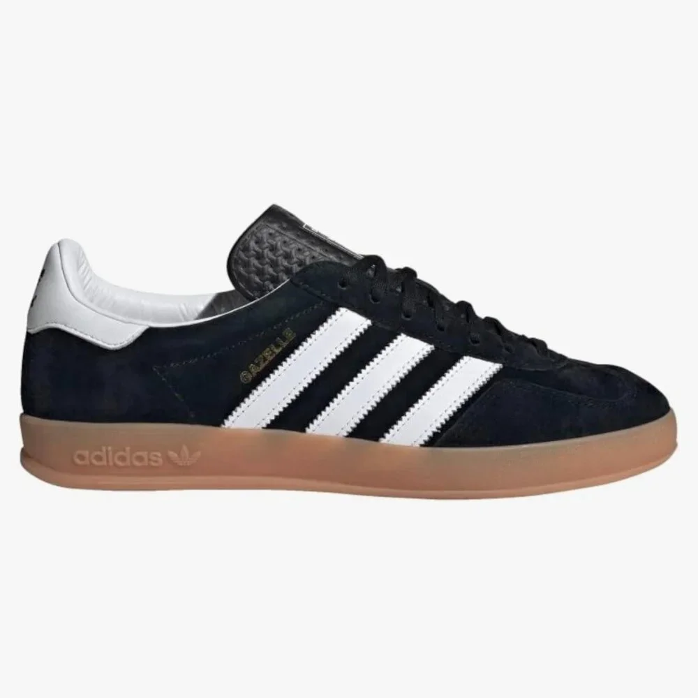 Adidas Gazelle Indoor Sneakers - Black with white
